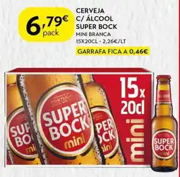 Spar Cerveja c/ álcool super bock promoção