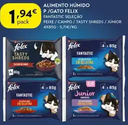 Spar Alimento humido p/gato felix promoção