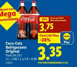 Lidl Coca-Cola Refrigerante Original promoção