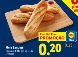 Lidl Meia Baguete promoção