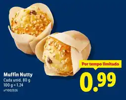 Lidl Muffin Nutty Cada promoção