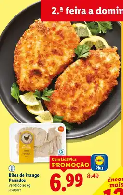 Lidl Bifes de Frango Panados promoção