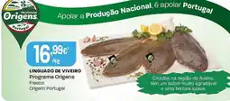 Intermarché Linguado de viveiro Programa Origens promoção