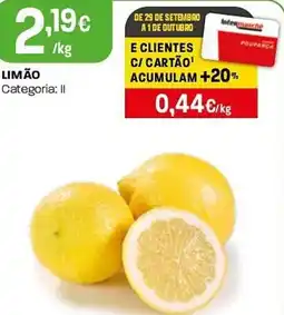 Intermarché Limão promoção