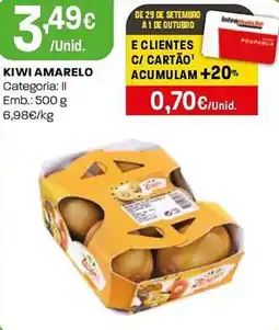 Intermarché Kiwi amarelo promoção