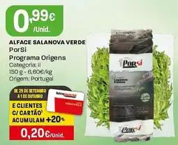 Intermarché Alface salanova verde promoção