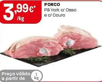 Intermarché Porco Pá York c/ Osso e c/ Couro promoção
