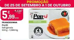 Intermarché Francesinha PorSi Refrigerada promoção