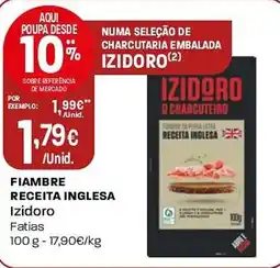 Intermarché Fiambre receita inglesa Izidoro promoção