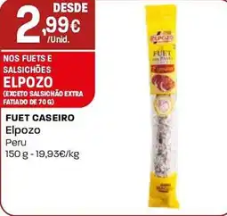 Intermarché Fuet caseiro Elpozo promoção