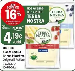 Intermarché Queijo flamengo Terra Nostra promoção