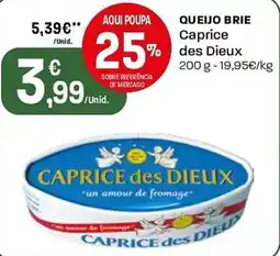 Intermarché Queijo brie caprice des dieux promoção