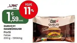 Intermarché Queijo p/ hamburguer PorSi promoção