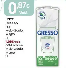 Intermarché Leite Gresso promoção