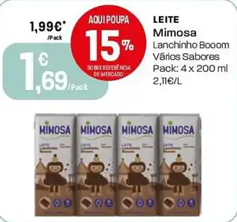 Intermarché Leite Mimosa promoção