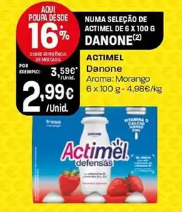 Intermarché Actimel Danone promoção