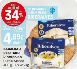 Intermarché Bacalhau desfiado Riberalves promoção