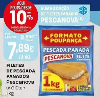 Intermarché Filetes de pescada panados Pescanova promoção