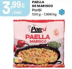 Intermarché Paella marisco PorSi promoção