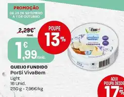 Intermarché Queijo fundido PorSi VivaBem promoção
