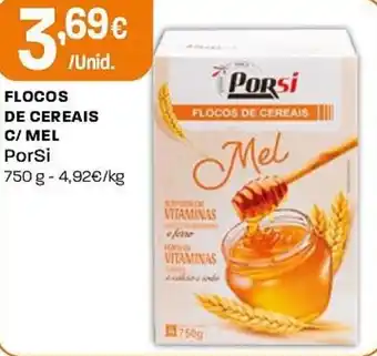 Intermarché Flocos de cereais c/ mel porsi promoção