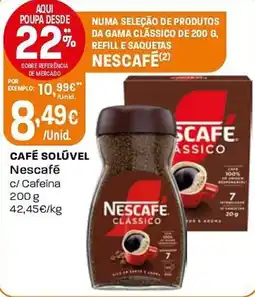 Intermarché Café solúvel nescafé promoção
