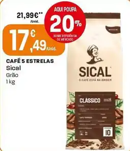 Intermarché Café 5 estrelas Sical promoção