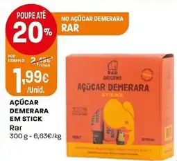 Intermarché Açúcar demerara em stick Rar promoção