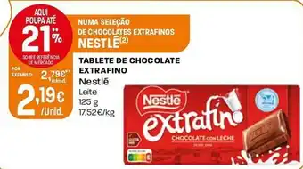 Intermarché Tablete de chocolate extrafino Nestlé promoção