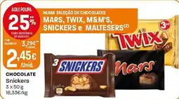 Intermarché Chocolate Snickers promoção