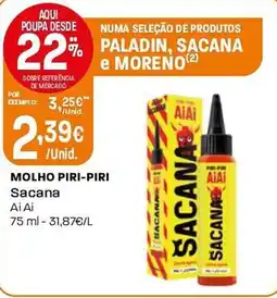 Intermarché Molho piri-piri Sacana promoção