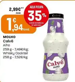 Intermarché MOLHO Calvé promoção