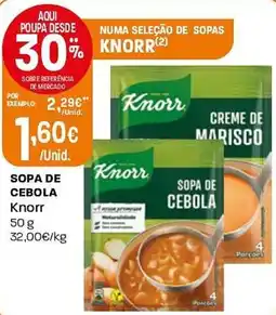 Intermarché Sopa de cebola knorr promoção