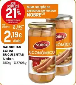 Intermarché Salsichas extra suculentas Nobre promoção