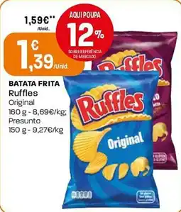 Intermarché Batata frita ruffles promoção