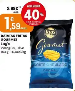 Intermarché Batatas fritas gourmet Lay's promoção