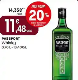 Intermarché PASSPORT Whisky promoção