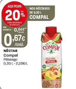 Intermarché NECTAR Compal Pêssego promoção