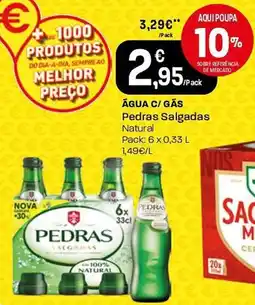 Intermarché Água c/ gás Pedras Salgadas promoção