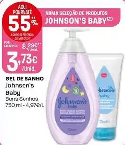 Intermarché GEL DE BANHO Johnson's Baby promoção