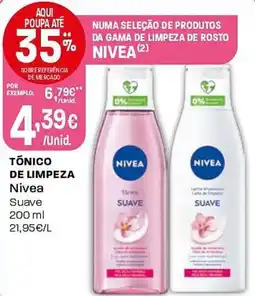 Intermarché Tónico de limpeza Nivea promoção