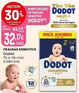 Intermarché FRALDAS SENSITIVE Dodot promoção