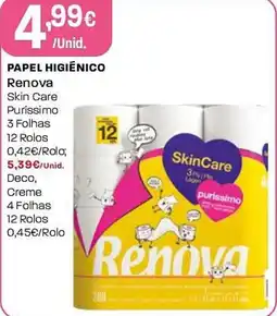 Intermarché PAPEL HIGIÉNICO Renova promoção