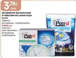 Intermarché Detergente em pastilhas p/ máquina de lavar loiça porsi promoção