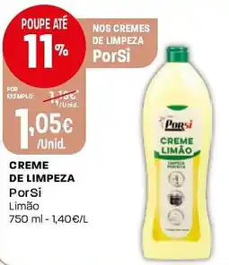 Intermarché Creme de limpeza porsi promoção