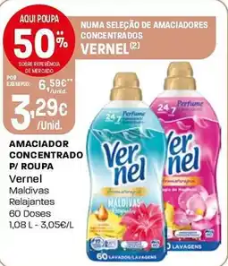 Intermarché Amaciador concentrado p/ roupa Vernel promoção