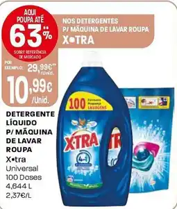 Intermarché Detergente líquido p/ máquina de lavar roupa Xtra promoção