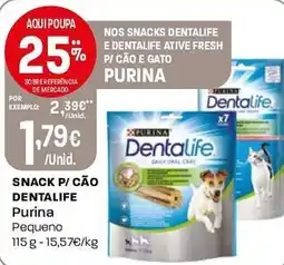 Intermarché Snack p/ cão dentalife purina promoção