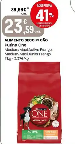 Intermarché Alimento seco p/ cão Purina One promoção