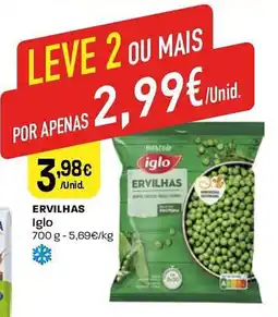 Intermarché ERVILHAS Iglo promoção